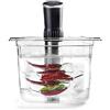 Lacor 69304 - Sous Vide PRECISE, cuocitore a bassa temperatura, acciaio inox 18/10, senza BPA, 1200 W
