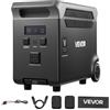 VEVOR Batteria Aggiuntiva per Stazione di Alimentazione Portatile, Batteria di Espansione Aggiuntiva LiFePO4 da 3840 Wh con 3 Porte di Uscita per Uso Domestico, Campeggio, Camper, Emergenze