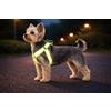 Flamingo pettorina cane taglia piccola - Step&Go Fergu fluo giallo XS - A:20-35 cm B:20-35 cm - 10 mm - nylon regolabile - riflettente