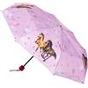 Die Spiegelburg - Ombrello tascabile - Rosa - Amici dei cavalli - Ombrello pratico - Poliestere - circa 55 cm ritirato - circa 98 cm esteso