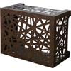 Your Self Srl Copricondizionatore copertura per climatizzatore ARTIST Bronzo marrone Corten in alluminio L86 x P44 x H68 cm -