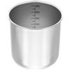 GRADENEVE Misurino per riso in acciaio inox con scala per cuociriso per misurazione precisa di riso porridge e zuppa, facile da pulire, versatile per l'uso quotidiano in cucina