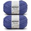 Bernat Blanket - Filato 100% poliestere, 2 confezioni da 200 m/300 g, colore: viola (Surf)