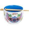 Stor Set Stoviglie Bambini Stitch in Ceramica - Piatto Ciotola e Tazza - per Bambini e Bambine - Set Completo Colazione e Pasti