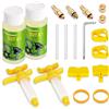 CHUMXINY Kit Spurgo Freni per SRAM, Avid Freni a Disco Idraulici di Serie, Include 120ML di Liquido per Freni DOT 5.1 ad Alte Prestazioni.
