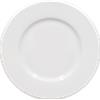 Saturnia Piatto Frutta D 21 Cm H 2 Cm Porcellana Ischia Bianco