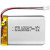 EEMB 3.7V 820mAh 653042 Lipo Batteria ricaricabile agli ioni di polimero di litio con connettore JST-Assicurarsi che la polarità del dispositivo corrisponda alla batteria prima dell'acquisto!!!