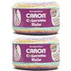 Caron Colorama Halo Striped - Confezione da 2 gomitoli da 400 m/226,8 g, 71% acrilico, 18% nylon, 11% poliestere filato