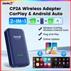 CarlinKit 4.0 Adattatore wireless 2 in 1 Wireless Android Auto CarPlay da 1 a 2 Smart Car Box Plug & Play Aggiornamento OTA per auto CarPlay