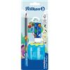 Pelikan Combino® - Set con matita, gomma e temperamatite, colore: Blu