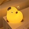 Microwear Capybara Luce Notturna, Lampada per Bambini con Dimmer a 3 Livelli e Timer, Portatile e Ricaricabile, Decorazione per la Camera dei Bambini, Regalo di Natale per Ragazzi e Ragazze