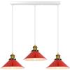 Lampadari Moderni Illuminando Anelli 1 Led Sospensione Metallo Bianco Interni 18w 1260lm Tonalita Luce 3000 K Luce Calda 85585471