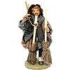 Frisa Presepi Uomo con scope - h 10 cm