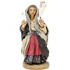 Frisa Presepi Donna con pecora in spalla - h 10 cm