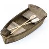 Frisa Presepi Barche in legno con remi L 17 cm