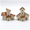 Frisa Presepi Coppia Casette Senza Base Piccole per Scenografia