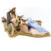 Frisa Presepi Natività con Madonna Sdraiata - mov h 24 cm