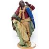 Frisa Presepi Moro con Stoffe - h 20 cm