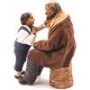 Frisa Presepi Nonno con Nipote - h 20 cm