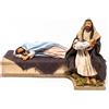 Frisa Presepi Natività Madonna che riposa - mov h 15 cm