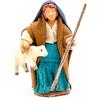Frisa Presepi Donna con Agnello Sottobraccio - h 4 cm