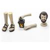 Frisa Presepi Testa - Braccia - Gambe per fantoccio San Giuseppe e Maria per fantoccio H 15 cm