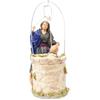 Frisa Presepi Donna al Pozzo - mov h 30 cm