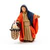 Frisa Presepi Donna con Gallina - h 7 cm
