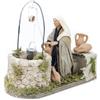 Frisa Presepi Donna al Pozzo - mov h 12 cm