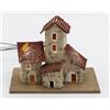 Frisa Presepi Casette Illuminate MLS: BLOCCO CASE STILE INTONACO