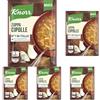 Knorr Zuppa Cipolle, Piatti Pronti Knorr con Verdure da Agricoltura Sostenibile, Senza Coloranti, Fonte di Fibre, 61 g (Confezione da 5)