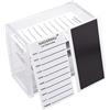 NAGARAKU Custodia Per Ciglia Finte Magnetica In Acrilico A 5 Strati Mostratore Strumenti Per Ciglia Magnetic Eyelash Extension Storage BoxTrasparente Antipolvere Porta Trucco Con 250 Strisce Adesive