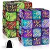 SLAKOZYT MTG Set di dadi scintillanti Glitter Sparkle, D6, dadi fedeli compatibili con CCG, MTG, accessori per giochi di carte