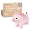 Little Big Friends Tiny Friends | Sonaglio neonato morbido | Sonaglino portatile per passeggino e seggiolino | Facile da pulire | Ideale per passeggino, seggiolino, borsa cambio | Leon il Maialino