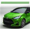4R Quattroerre.it Fascione Parasole Adesivo per Auto Trasparente, Verde, 12.5 x 120 cm
