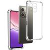 REY Cover in Gel TPU Anti-Shock per OPPO A5 PRO 5G/4G - A5i PRO Morbido Silicone Custodie Protettivo Case, Anti-Scratch, Protettiva Sottile Back Cover
