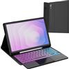 VANKEYPAD Custodia Tastiera per Samsung Galaxy Tab S11 11 pollici - Tastiera wireless staccabile per tablet con retroilluminazione arcobaleno e touchpad - Layout italiano QWERTY tastiera per Galaxy Tab S11