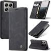 Ottcooed Cover per Xiaomi 14T Pro Custodia, Cover Pellicola a Libro Portafoglio in Pelle Porta Carte Protettiva Slot per Scheda Flip Case Wallet Case con Xiaomi 14T Pro, Nero