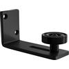 Amig - Guida inferiore porta scorrevole - Regolabile da 20 a 60 mm - Rullo nylon silenzioso - Realizzato in acciaio nero resistente - Mod. SD020