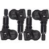 Dweekiy 4 sensori RDKS/TPMS - adatti per Mercedes Benz Classe C / Classe C Coupé & Cabrio & Kombi) - Tipo [_203 / _204 / _205 - Periodo 01/2007 fino a EOP* - On, da 4 sensori con valvola in metallo nero