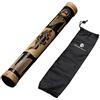 Australian Treasures Bastone della Pioggia 40 cm in Bambù Intagliato in Rilievo -Rainstick Strumento a Percussione per Meditazione e Relax - Bastone della Pioggia in Legno Naturale con Borsa in Nylon -Australian Treasures