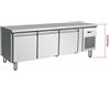 Tavolo Refrigerato 3 porte, 170 Lt. Acciaio inox. -2°/+8°C. Cm. 179,5x70x65H. - Altezza totale cm. 65