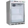 Armadio Refrigerato - Porta in Vetro -130 Lt. - Refrigerazione statica. +2°/+8°C - Esterno in Acciaio Inox