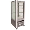 Espositore refrigerato 4 lati in vetro - 408 litri - temp. +2°+8°C