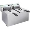 Friggitrice elettrica da banco Lt. 8+8 - Kw. 3+3