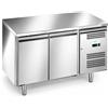Tavolo Refrigerato 2 porte, 282 Lt. *LINEA ECO* Acciaio inox. -2°/+8°C. Cm. 136x70x85H.