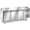 Tavolo Congelatore 3 porte, 417 Lt. *LINEA ECO* Acciaio inox. -18°/-22°C. Cm. 179,5x70x85H.