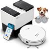EZICLEAN Robot aspirapolvere Lavatrice collegato All in One Z15 Pro