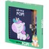 Oh My Pop! Sweety-Confezione con Diario A5 + Penna 6 Colori, Multicolore