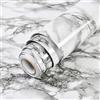TRIXES Pellicola Vinilica Effetto Marmo - Bianco - Rotolo da 40 cm × 3 m